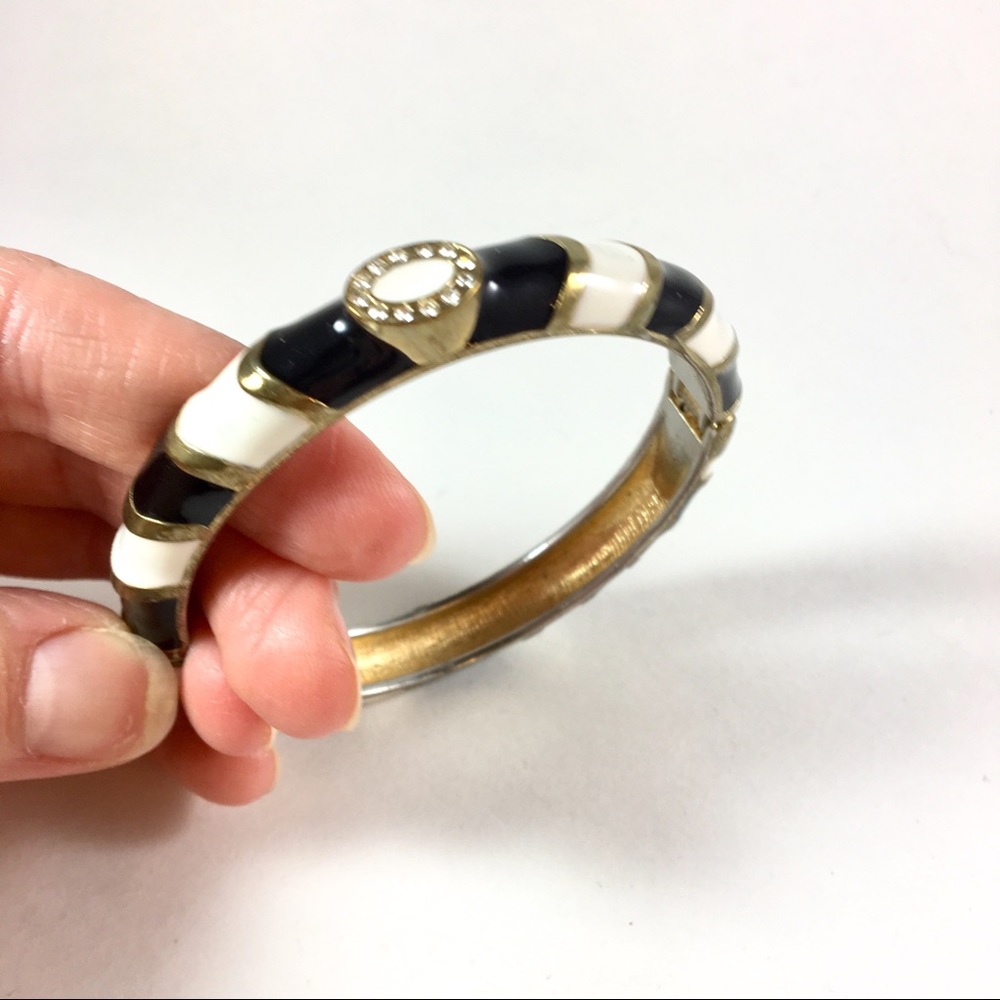 Enamel Crystal Bangle - Picture 3 of 5